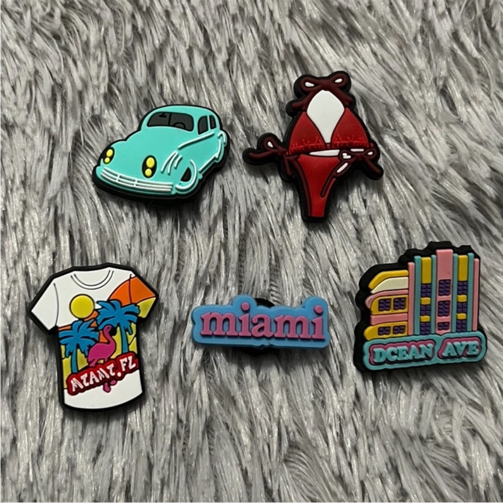 Wanderlust- Miami Croc Charm Set